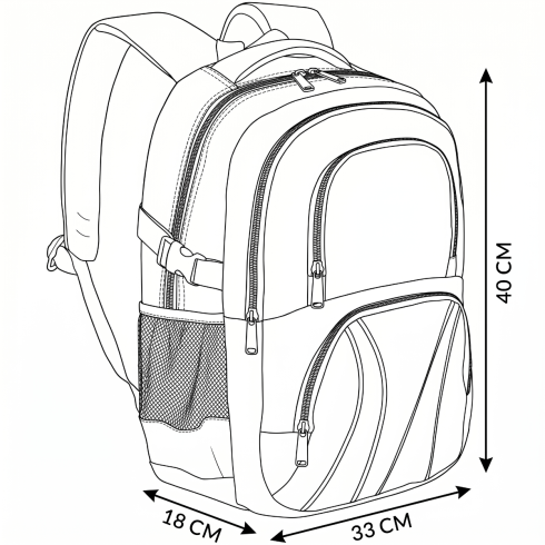 Rucsac cu compartiment pentru laptop ZG868