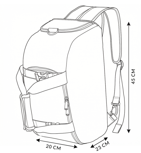 Rucsac 2 în 1 / Geantă Sport Călătorii ZG934