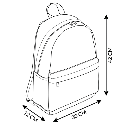 Rucsac școlar negru ZG946