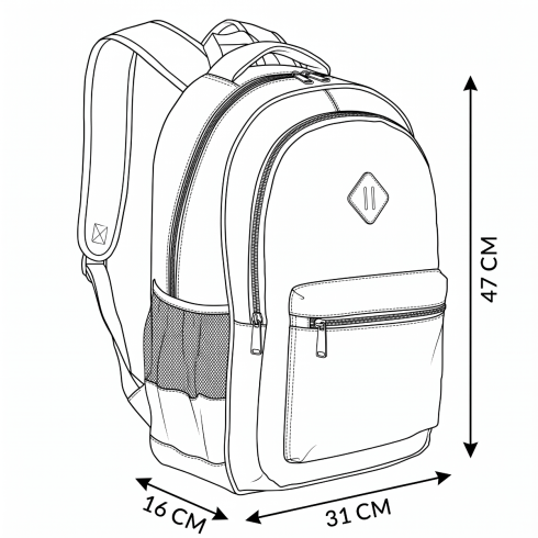 Rucsac bărbati cu compartiment laptop, Zagatto ZG966