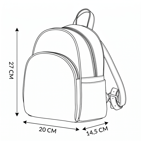 Rucsac damă din piele ecologică, ZG978
