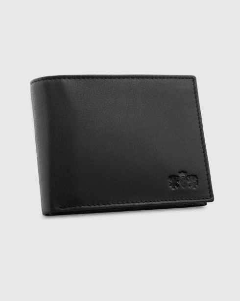 Portofel bărbătesc negru din piele orizontal cu protecție RFID Secure, piele naturală, Zagatto – imaginea 11