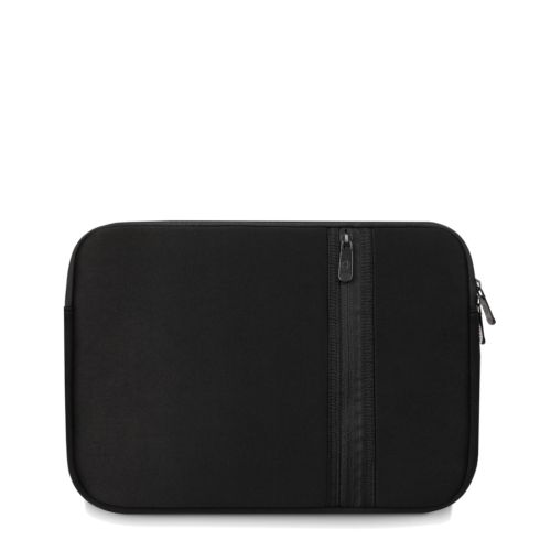 Husă neagră pentru laptop de 13,3 inci, poliester și nylon, Zagatto