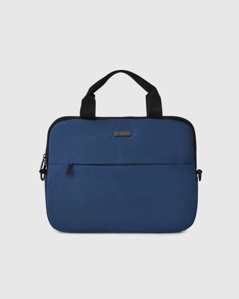 Geantă bleumarin pentru laptop de 15,6 inci, poliester, Zagatto