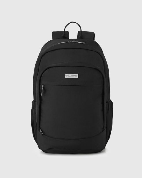 Rucsac negru pentru avion 40x20x25 cm, poliester și nylon, Zagatto