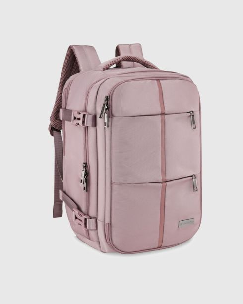 Rucsac roz pentru avion 40x30x20, poliester și nylon, Zagatto – imaginea 2