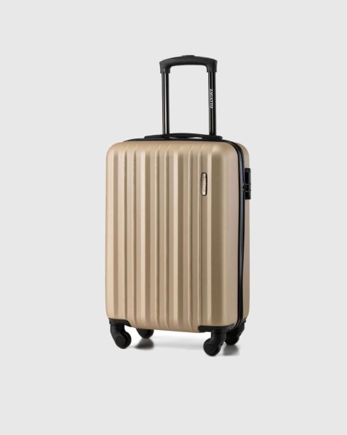 Troler de cabină rigid șampanie 56x36x20, ABS, Zagatto – imaginea 2
