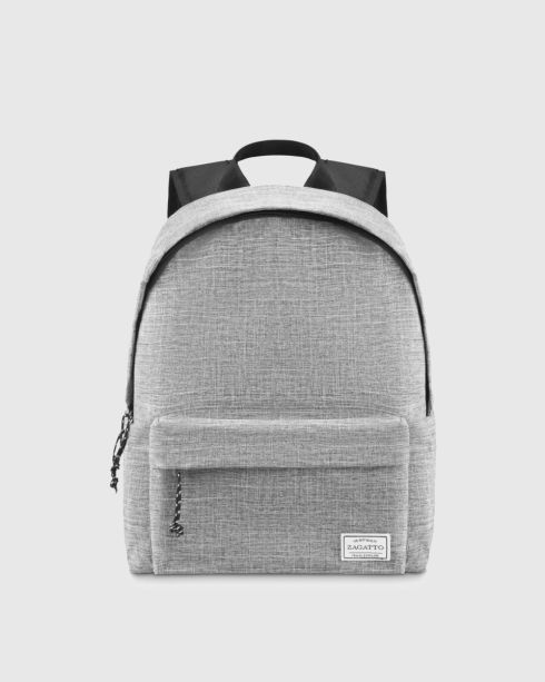 Rucsac urban gri din colecția Orlando, poliester și nylon, Zagatto