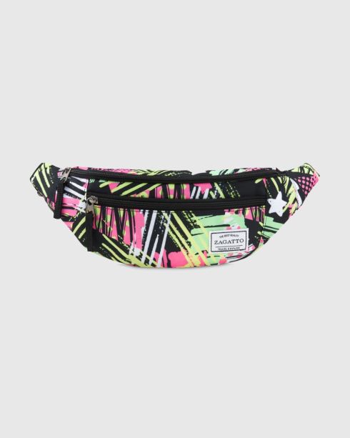 Borsetă Multicolor damă, poliester și nylon, Zagatto – imaginea 2