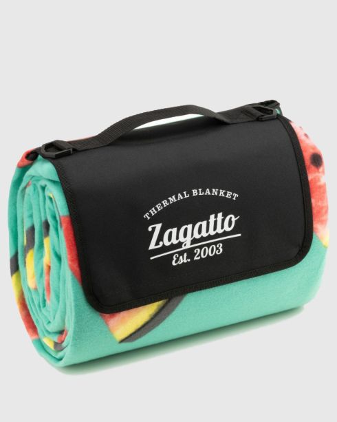 Pătură multicolor pentru picnic 200x200 cm cu izolație, poliester, Zagatto