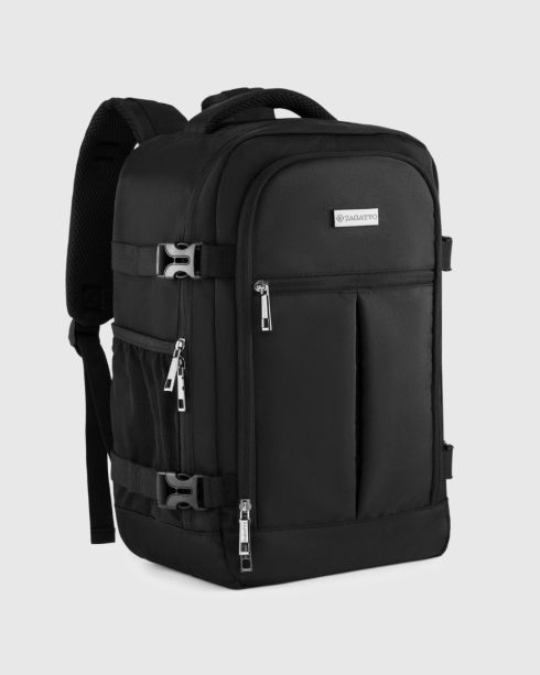 Rucsac negru 40x20x25, poliester, nylon, Zagatto