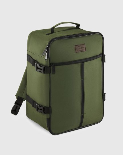 Rucsac verde de cabină 40×30×20 cm, poliester și nylon, Zagatto – imaginea 2