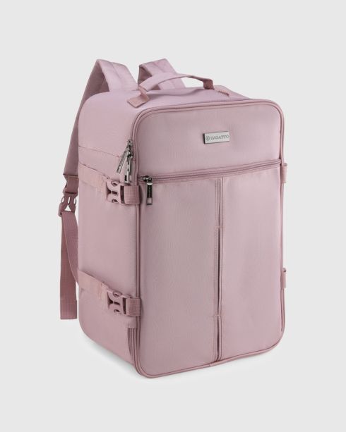 Rucsac roz pentru avion 40x30x20, poliester, Zagatto – imaginea 2