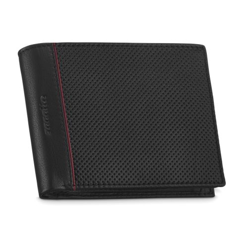 Portofel bărbătesc orizontal negru din piele naturală RFID Secure, Zagatto