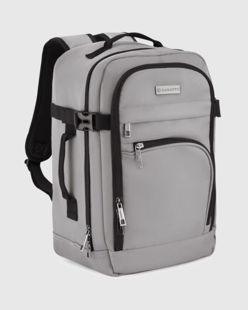 Rucsac gri de mână 40x20x25, poliester, Zagatto