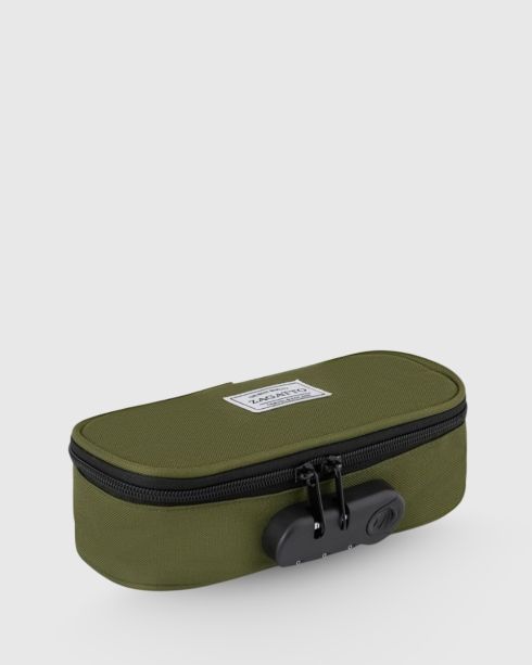 Penar școlar verde cu un compartiment, poliester și nylon, Zagatto – imaginea 3