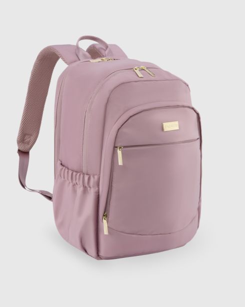 Rucsac roz pentru avion 40x20x25, poliester și nylon, Zagatto