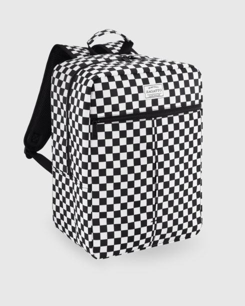 Rucsac multicolor bagaj de mână 40x30x20 avion, poliester și nylon, Zagatto