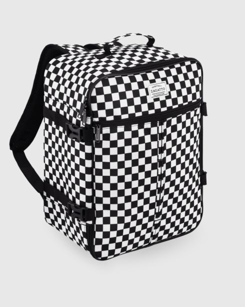Rucsac multicolor bagaj de mână 40x30x20 avion, poliester și nylon, Zagatto
