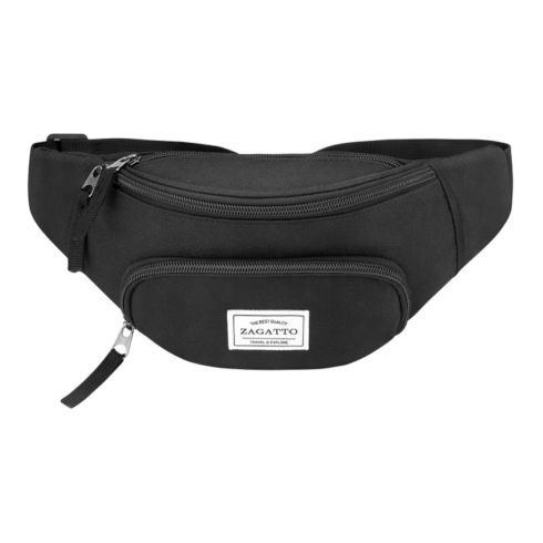 Borsetă de talie neagră West Pack ZG62, poliester, Zagatto
