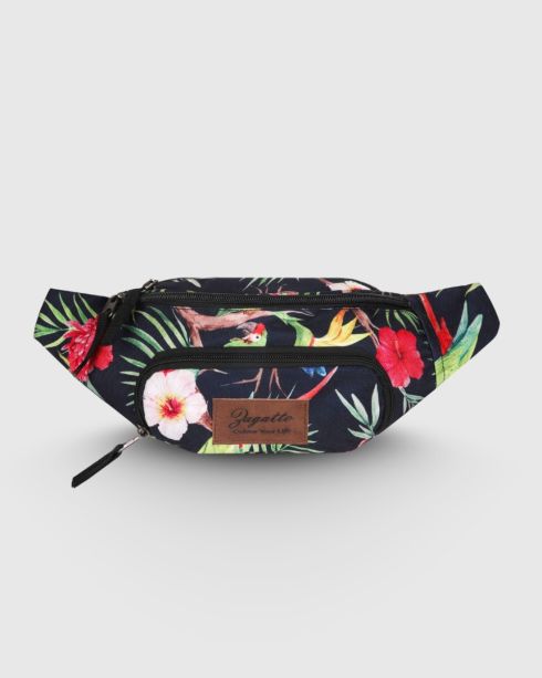 Borseta damă multicolor-floral, poliester, nylon, Zagatto – imaginea 2
