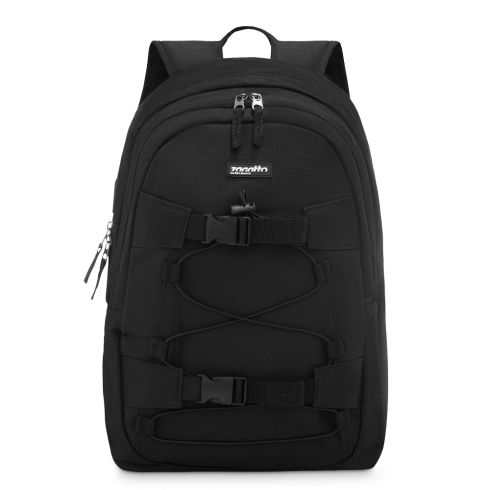 Rucsac negru cu suport pentru skateboard SCOUT, poliester și nylon, Zagatto ZG69