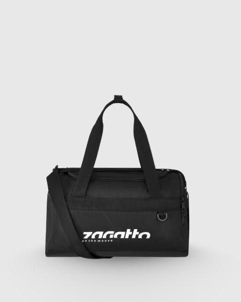 Geantă sport neagră de umăr "On the Move", poliester, Zagatto