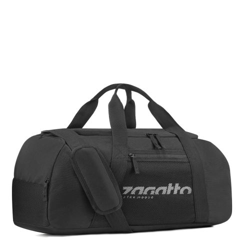 Geantă sport neagră cu compartiment respirabil pentru încălțăminte "On the Move", poliester, Zagatto