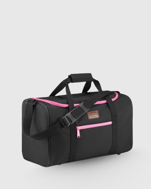 Geantă de călătorie neagră pentru femei 40x20x25, poliester și nylon, Zagatto