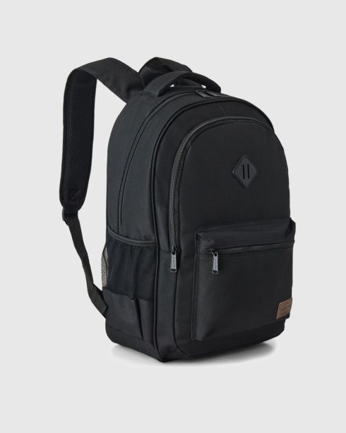 Rucsac negru cu compartiment pentru laptop, poliester, Zagatto – imaginea 2