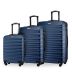 Set 3 trolere de voiaj: mic, mediu, mare – albastru marin ZG501 ABS