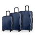 Set 3 trolere de voiaj: mic, mediu, mare – albastru marin ZG505 ABS