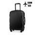 Troler de cabină pe roți 55x40x20, negru, ZG505 ABS C Black
