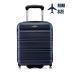 Troler de cabină pe roți 40x30x20, albastru marin, ZG508 ABS MINI Blue