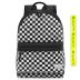 Rucsac cu model în carouri alb-negru, ZG765 - 20L