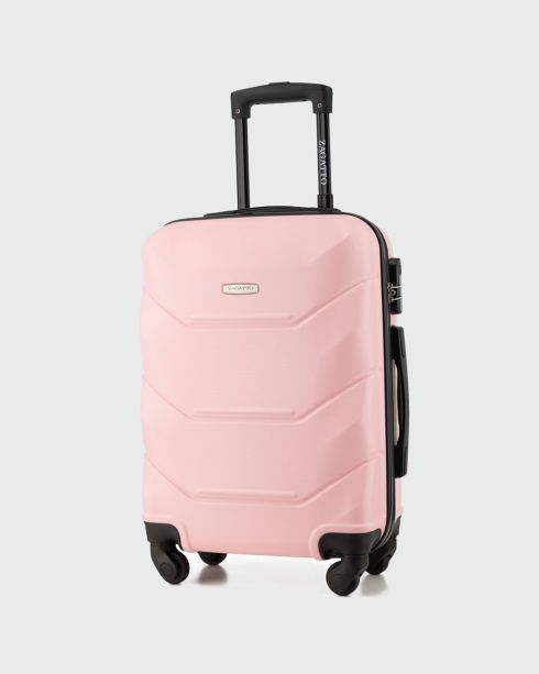 Troler de cabină ABS 55x40x20 Roz Deschis ZG504-C