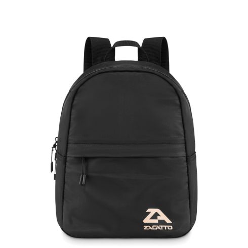 Rucsac negru pentru femei Active, poliester și nylon, Zagatto