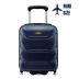 Troler de cabină pe roți 40x30x20, albastru marin, ZG507 ABS MINI Blue
