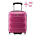 Valiză de cabină cu roți 40x30x20, roz, ZG507 ABS MINI Rose