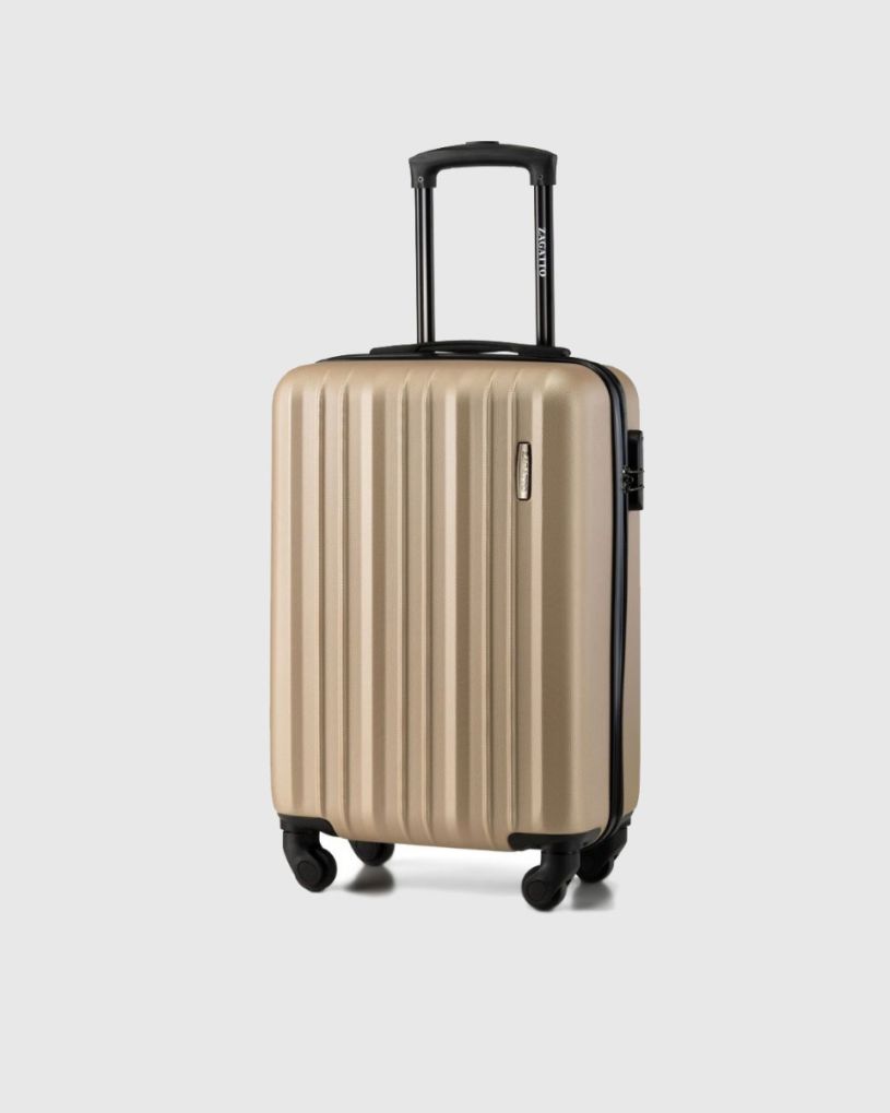Troler de cabină rigid șampanie 56x36x20, ABS, Zagatto – imaginea 2