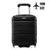 Troler de cabină pe roți 40x30x20, negru, ZG508 ABS MINI Black