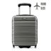 Troler de cabină pe roți 40x30x20, gri argintiu, ZG508 ABS MINI S.GRAY