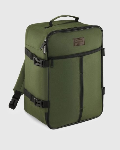 Rucsac verde de cabină 40×30×20 cm, poliester și nylon, Zagatto – imaginea 2