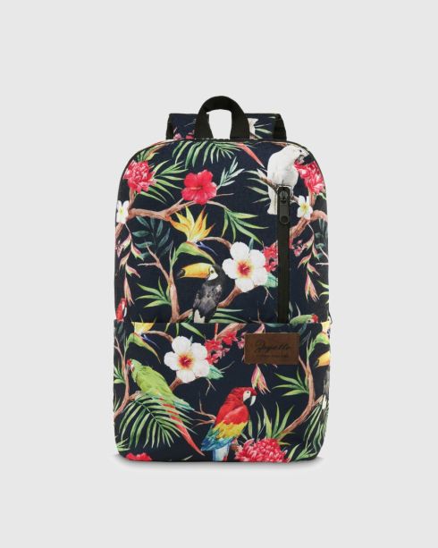 Rucsac damă negru Rio, poliester și nylon, Zagatto