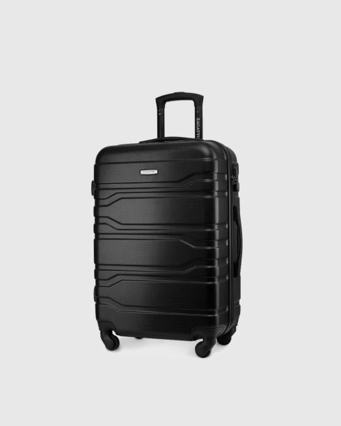 Troler mediu 65x42x26, negru, ABS, Zagatto