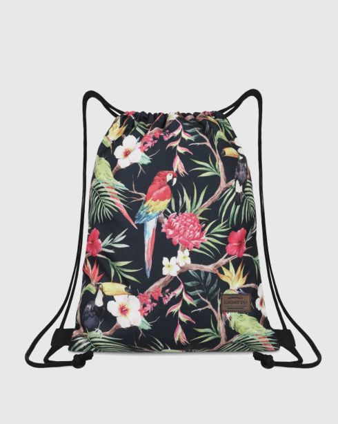 Rucsac-sac damă Rio, multicolor-floral, poliester și nylon, Zagatto