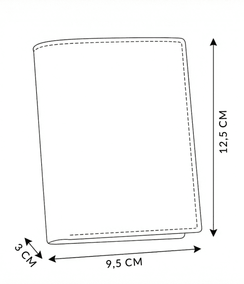 Portofel bărbătesc din piele, vertical, culoare cognac, ZG-N4-F10 RFID Secure