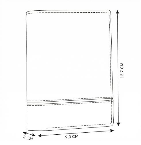 Portofel bărbătesc din piele, vertical, ZG-N4-F5 RFID Secure