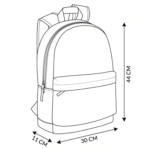 Rucsac școlar roz ZG1031