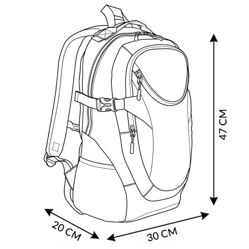 Rucsac tactic turistic cu compartiment pentru laptop –